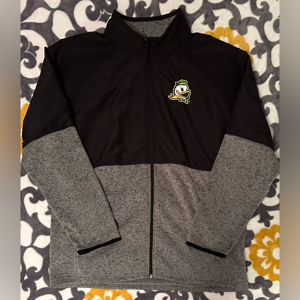 NWOT~ Oregon Duck Zip Up Jacket